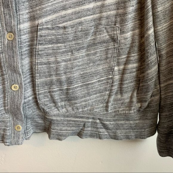Banana Republic Heathered Gray Cardigan Sweater - Picture 4 of 5